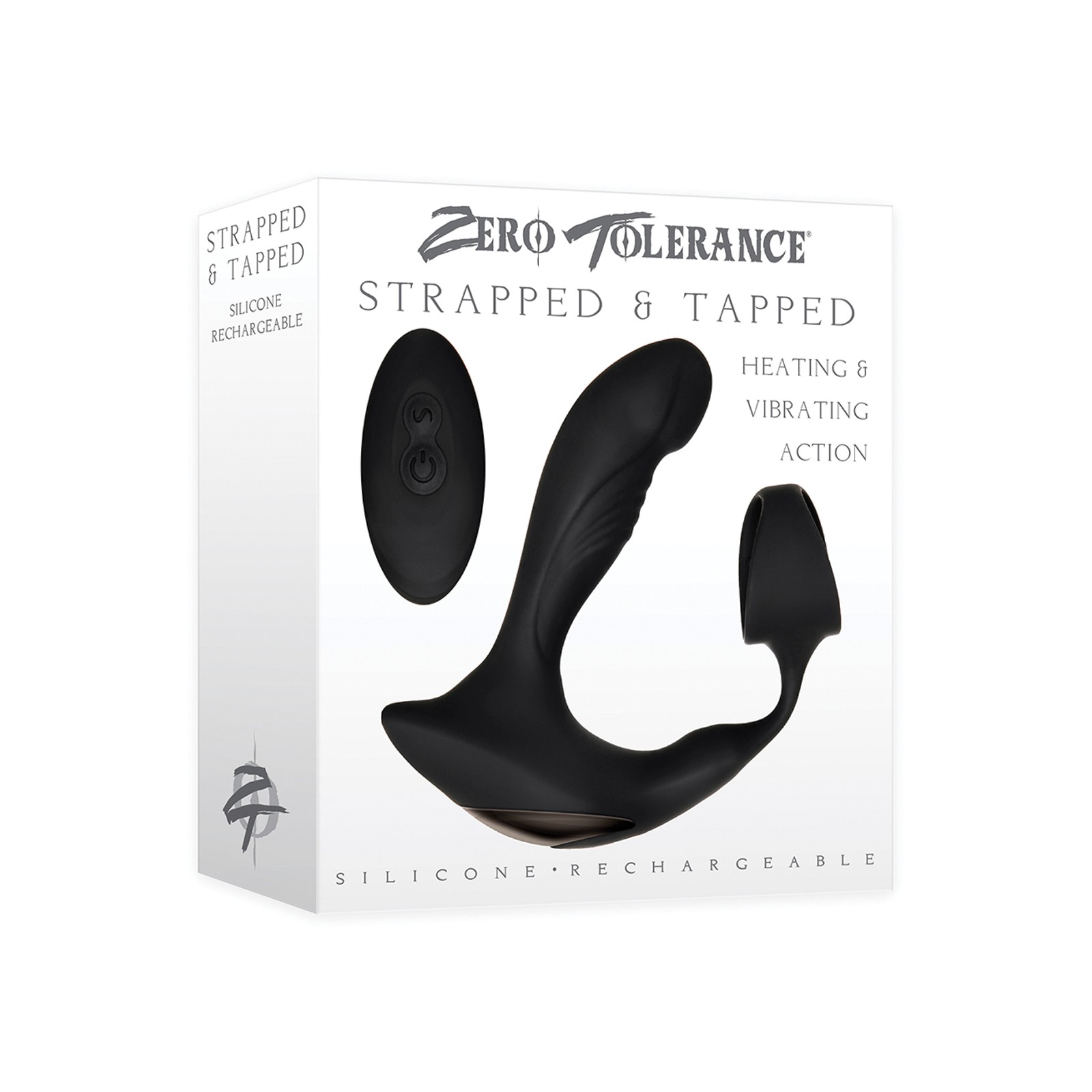 Zero Tolerance Strapped & Tapped Black Prostate Vibrator