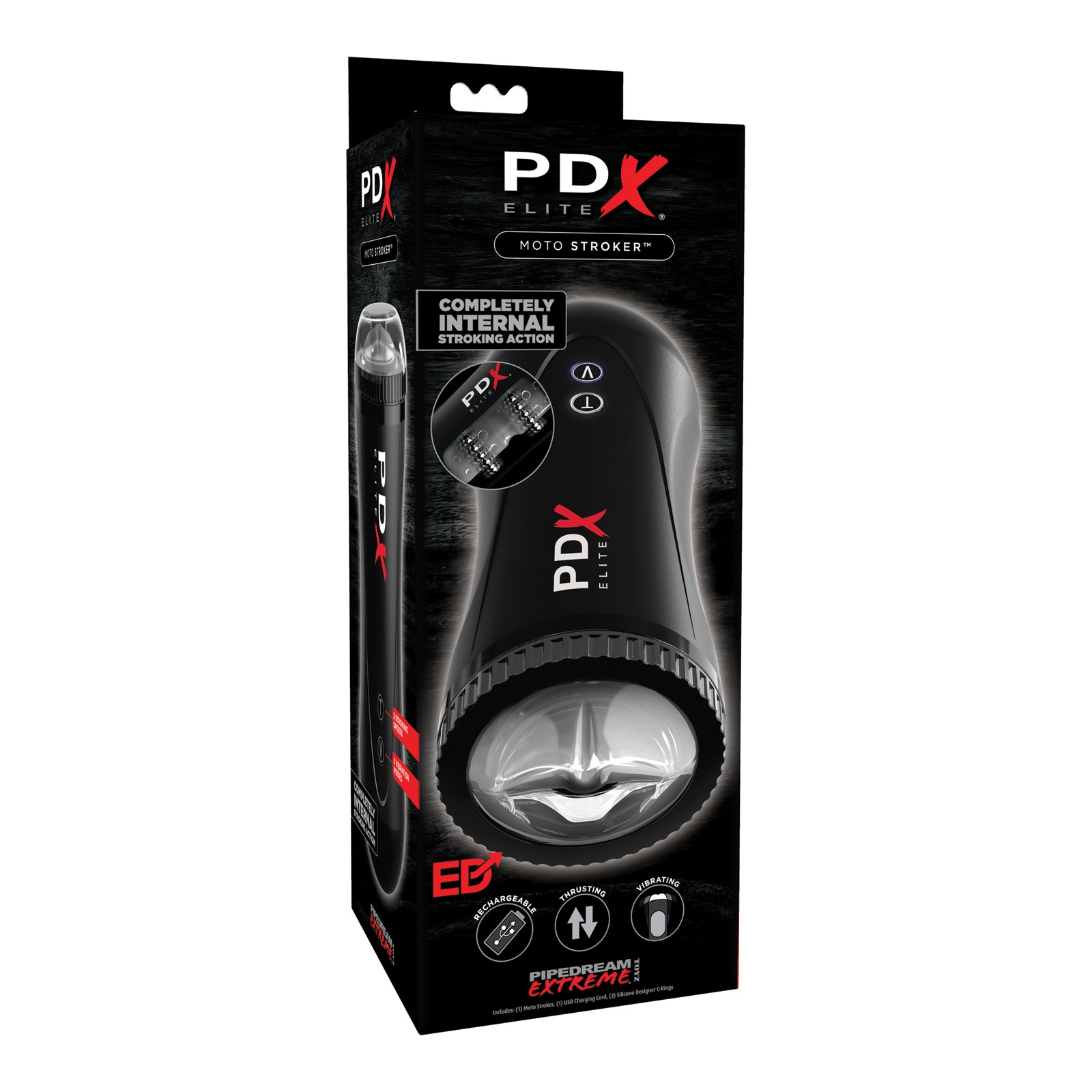 PDX Elite Moto Stroker with Vibration