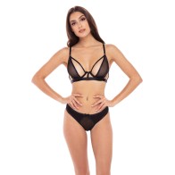 Conjunto de Sujetador y Panty Rene Rofe New in Town - Negro M/L