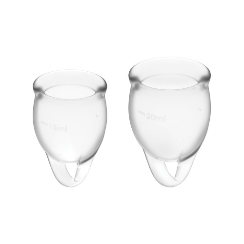 Satisfyer Feel Confident Menstrual Cup - Transparent