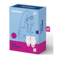 Satisfyer Feel Confident Menstrual Cup - Transparent