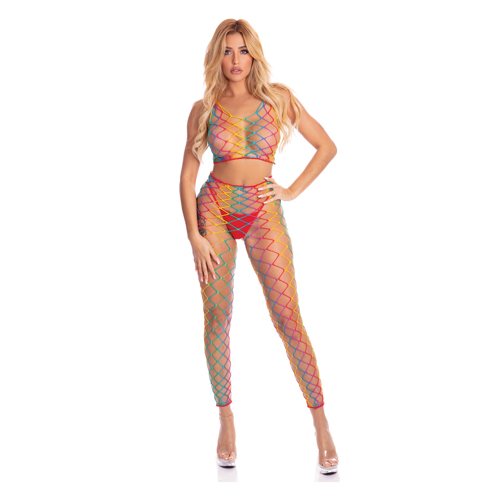 Bodystocking Pink Lipstick Roy G. Biv - Arcoíris