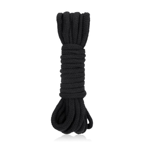 Lux Fetish 16ft Black Bondage Rope