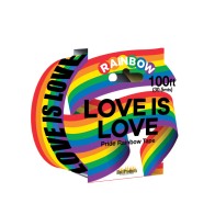 Love Is Love Rainbow Style Caution Party Tape