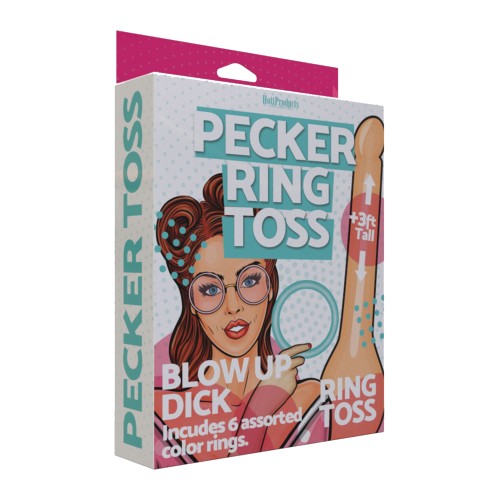 Juego de Lanzamiento de Aros Pecker Inflables