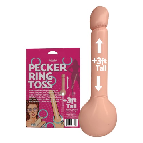 Juego de Lanzamiento de Aros Pecker Inflables