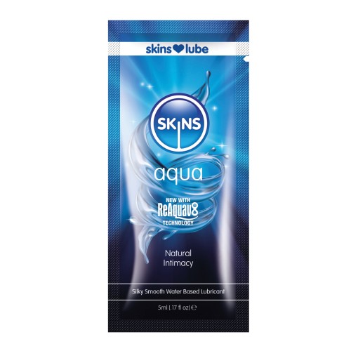 Skins Aqua Water-Based Lubricant for Natural Pleasure