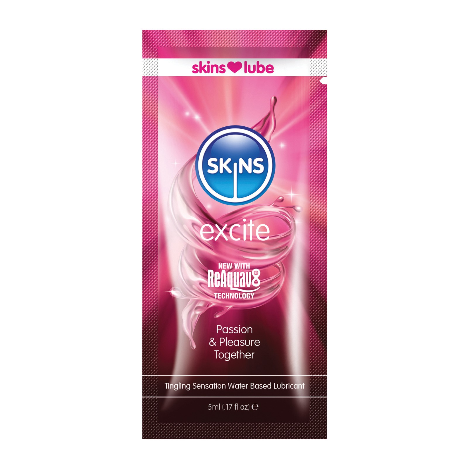 Skins Excite Water Based Lubricant 5ml