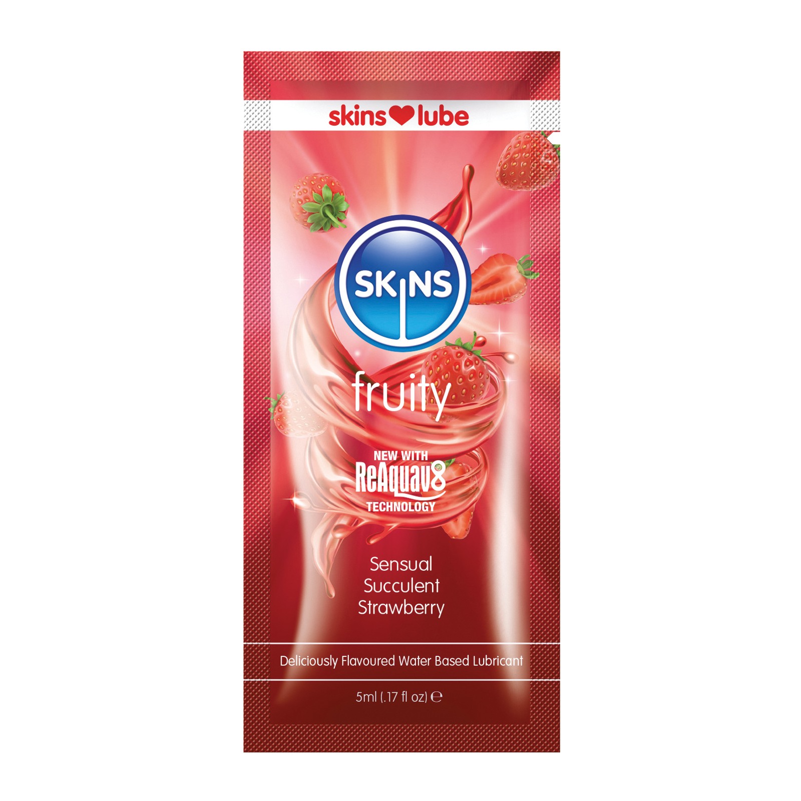 Skins Strawberry Water Based Lubricant