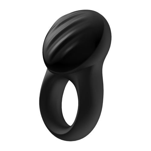 Anillo Satisfyer Signet con Aplicación Negra