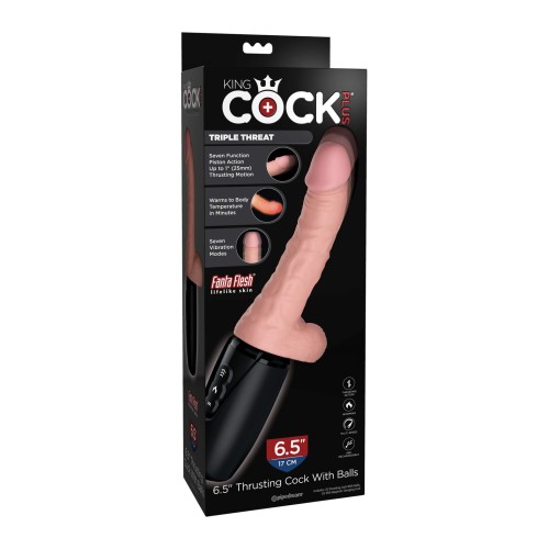 King Cock Plus Dong Thrusting y Calentador