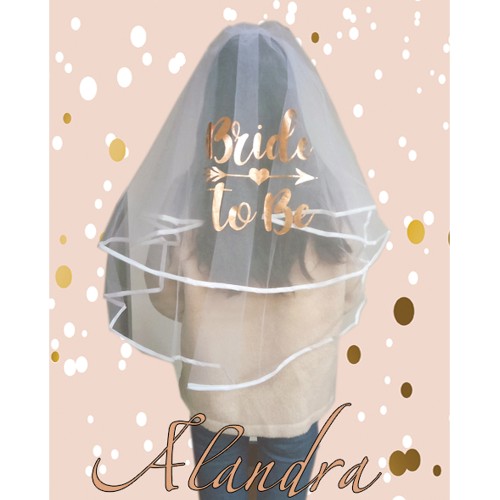 Bride to Be Luxury Veil for Stunning Elegance