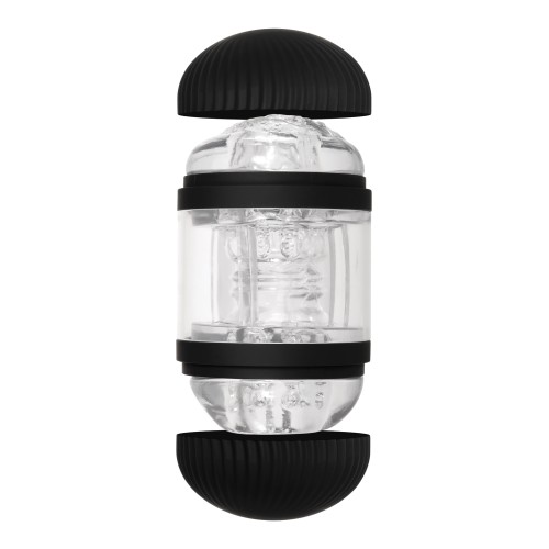 Zero Tolerance Double Decker Stroker Black Clear