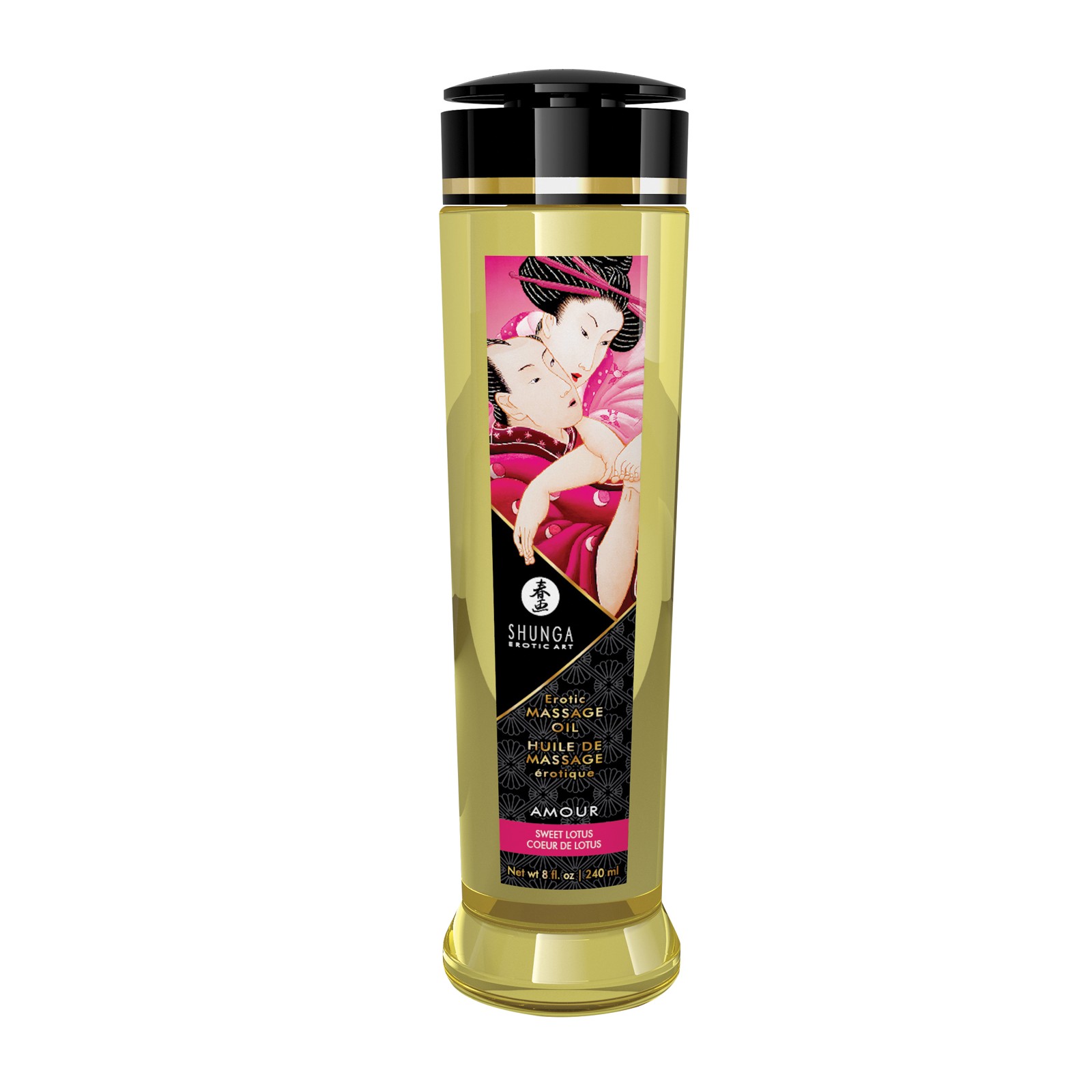 Aceite de Masaje Shunga Flor de Loto Dulce 8 oz