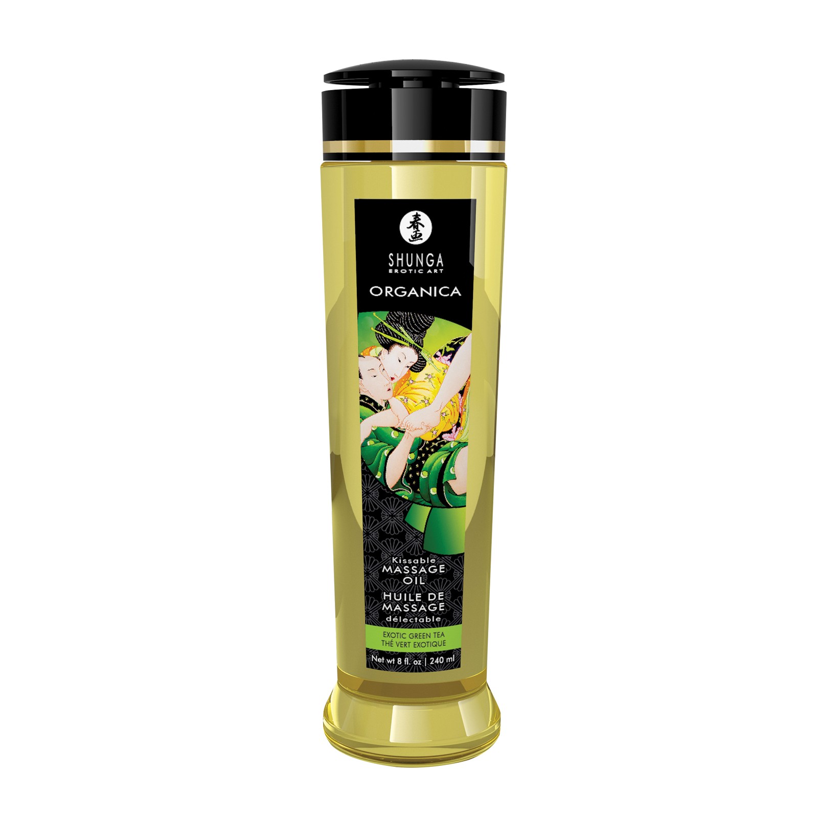 Shunga Organic Kissable Massage Oil for Intimate Moments