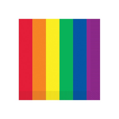 Pride Rainbow Luncheon Napkins Pack of 16