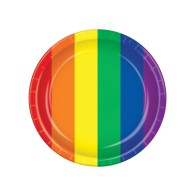 Platos del Orgullo - Paquete Arcoíris para Celebraciones Coloridas