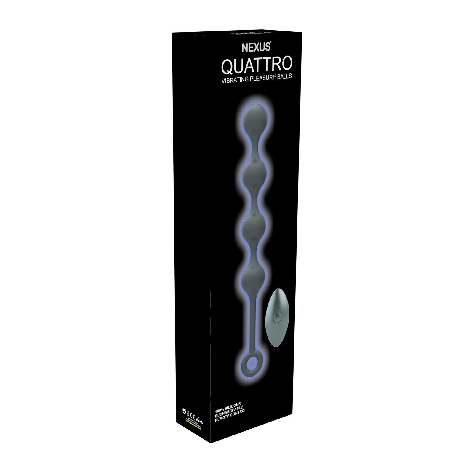 Nexus Quattro Vibrating Anal Balls Black