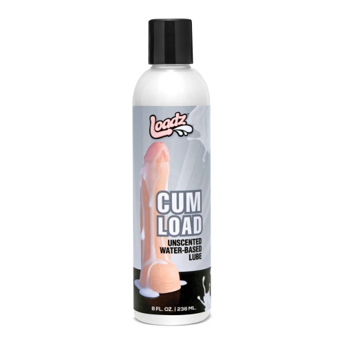 Lubricante a base de agua Loadz Jizz - 8 oz sin fragancia