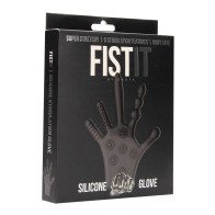 Shots Fistit Silicone Stimulation Glove Black