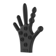 Shots Fistit Silicone Stimulation Glove Black