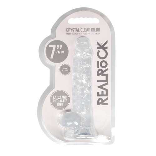 RealRock Realistic 7 Inch Dildo with Balls for Lifelike Pleasure