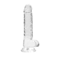 RealRock Realistic 7 Inch Dildo with Balls for Lifelike Pleasure