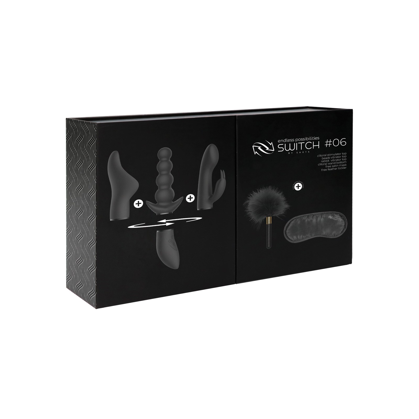 Kit de Placer Shots Switch #6 Negro Conjunto Vibrante