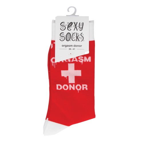 Shots Sexy Orgasm Donor Socks