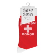 Shots Sexy Orgasm Donor Socks