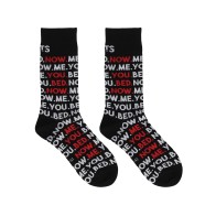 Shots Sexy Socks You Me Bed Now Male