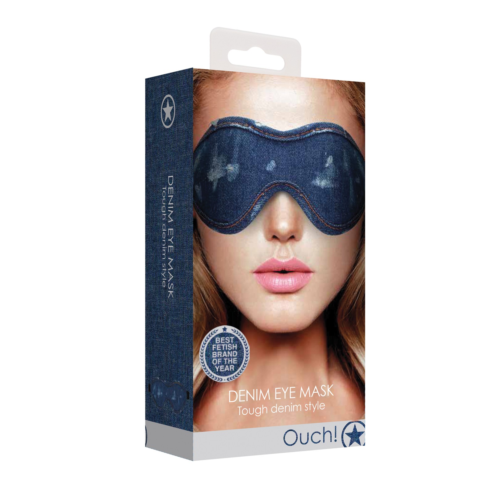 Shots Denim Eye Mask for Sensory Play