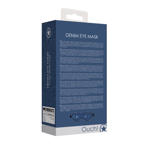 Máscara de Ojos OUCH! Denim para Juego Sensorial