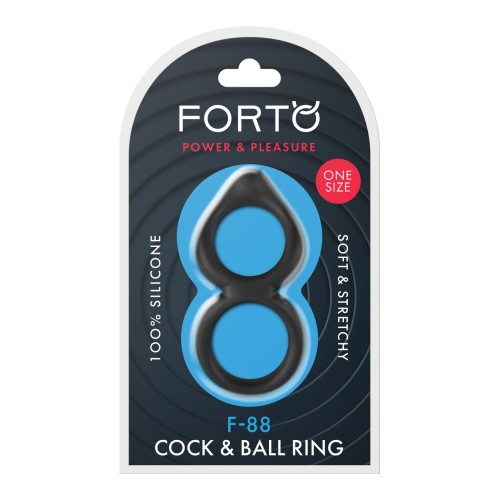 Forto F-88 Double Ring Cock Ring