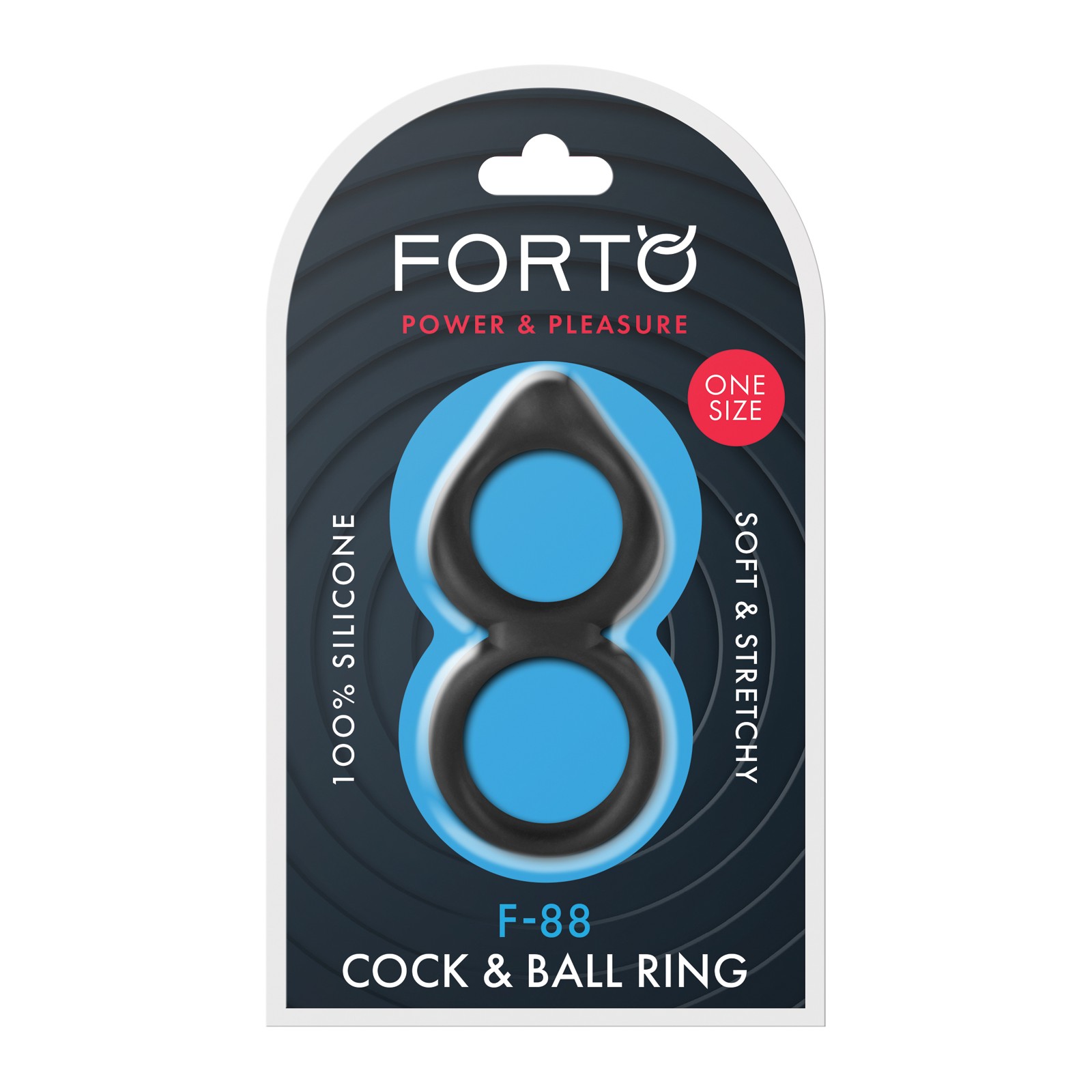 Forto F-88 Double Ring Cock Ring