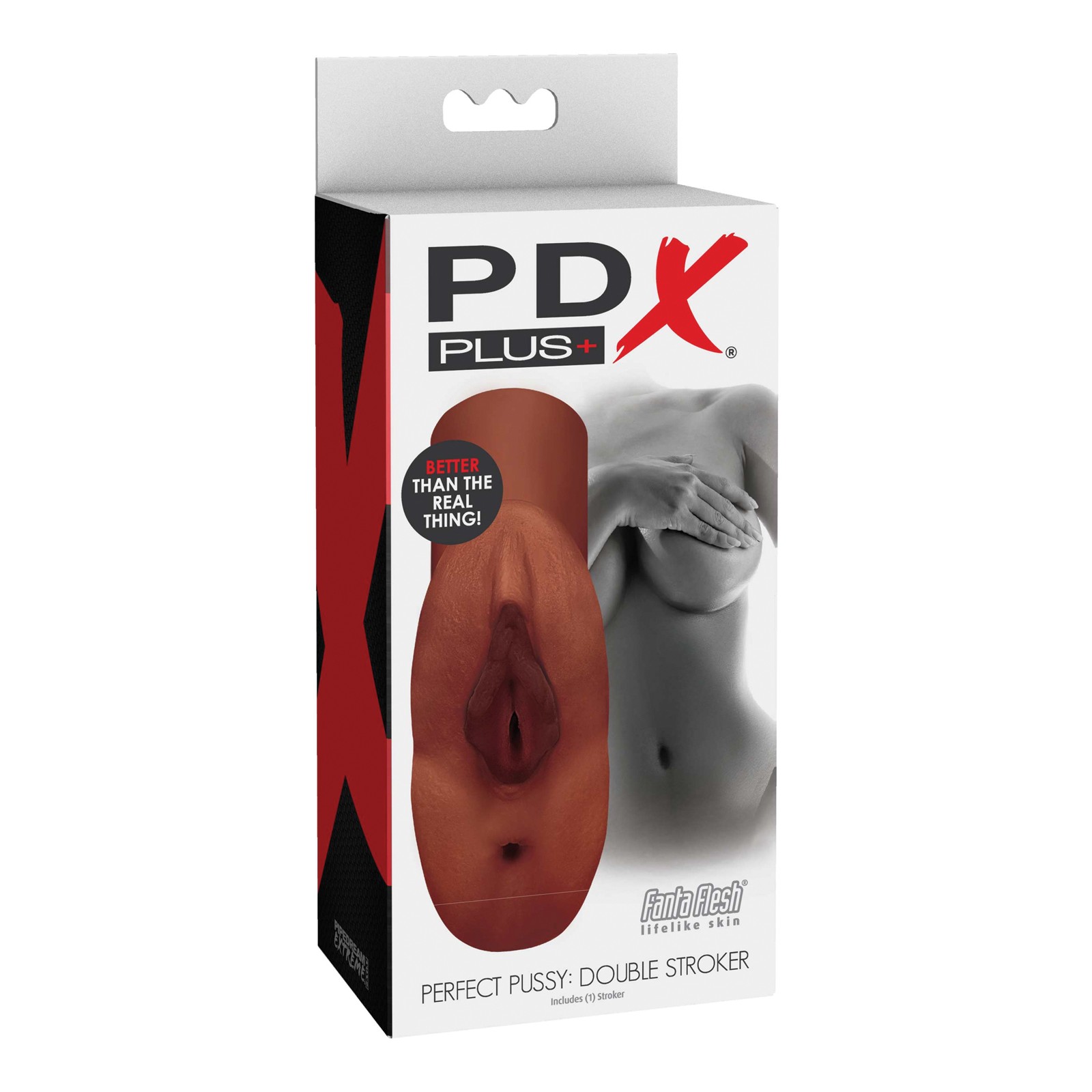 PDX Plus Doble Estimulador Perfect Pussy - Marrón