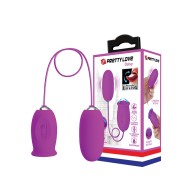 Pretty Love Daisy Vibrating Egg & Licker Fuchsia