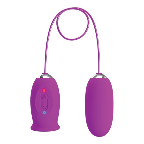 Pretty Love Daisy Vibrating Egg & Licker Fuchsia