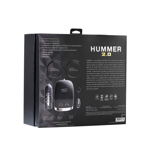 Masturbador VeDO Hummer 2.0 - Negro