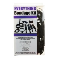 Kit de Bondage Plesur Everything 12 Piezas en Negro