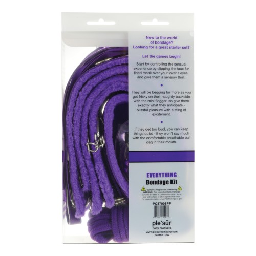 Everything Bondage 12 Piece Kit Purple