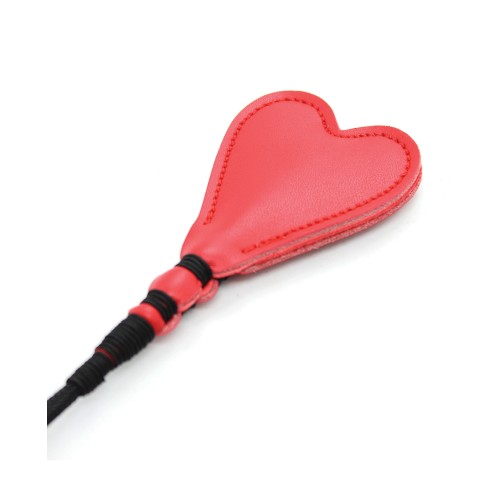 Plesur 26 Inch Heart PVC Crop Black Red