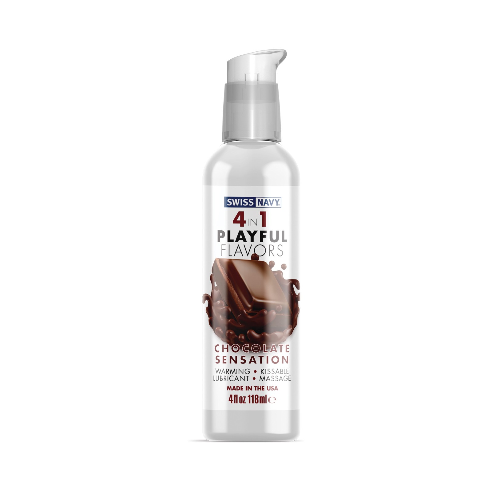 Swiss Navy 4 in 1 Chocolate Flavors Sensation 4 oz