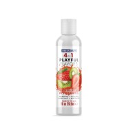 Swiss Navy 4 en 1 Sabores Juguetones Placer Fresa Kiwi - 1 oz