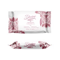 Swiss Navy Desire Unscented Feminine Wipes - 25 Pack