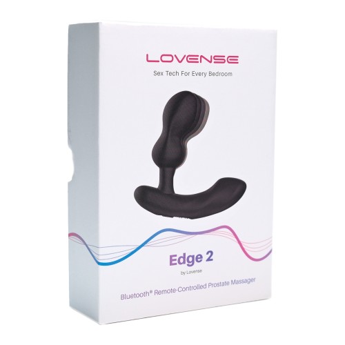 Lovense Edge 2 Flexible Prostate Massager - Black