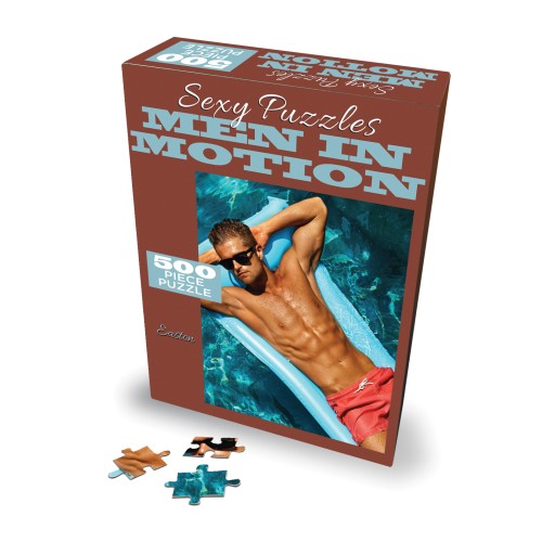 Sexy 500 pc Puzzle Men in Motion Easton