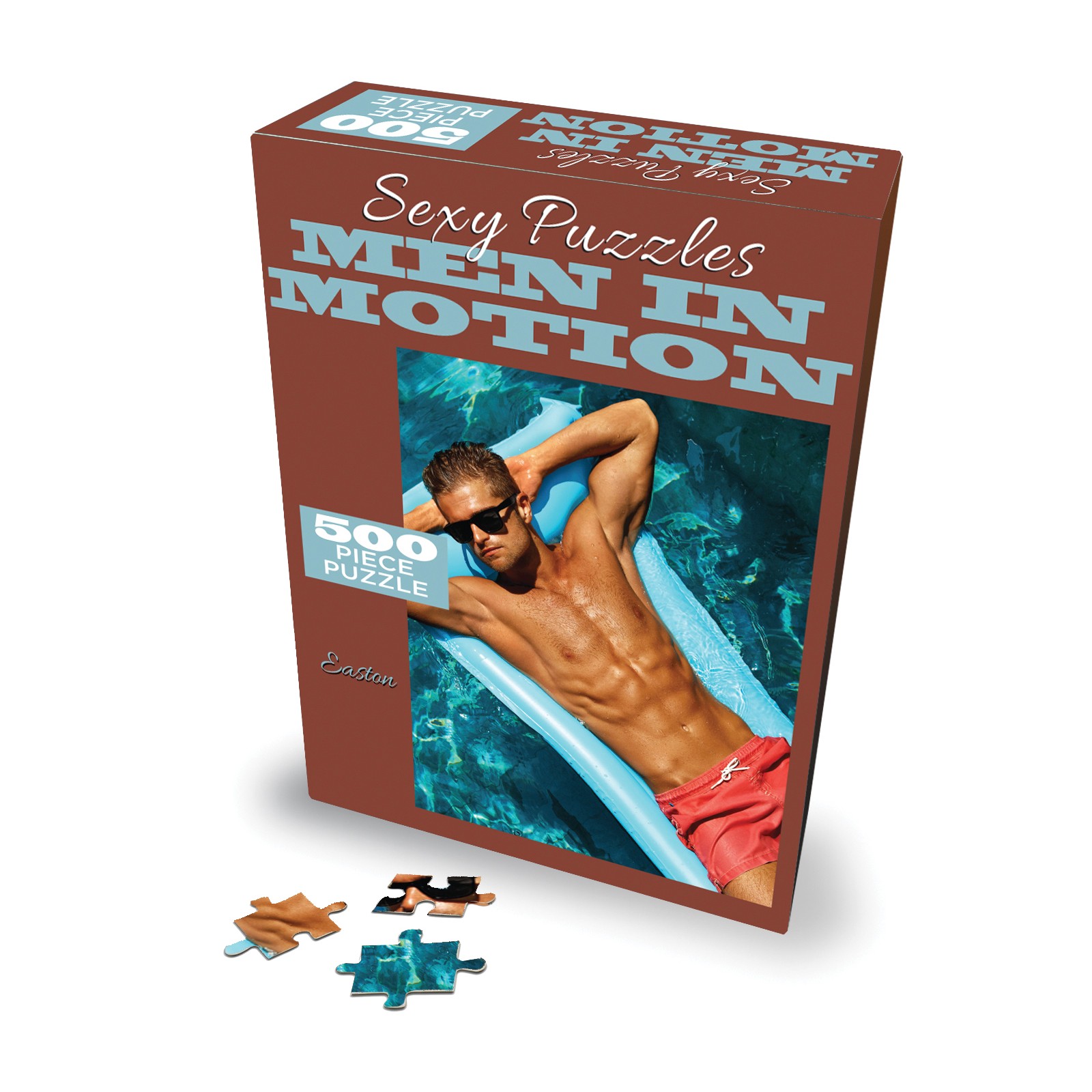 Sexy 500 pc Puzzle Men in Motion Easton