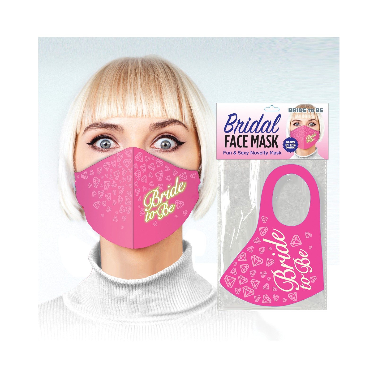 Bride to Be Face Mask - Pink