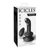 Plug Anal de Cristal Icicles No. 84 con Control Remoto